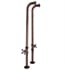 Barclay 4502MC-34-ORB 34 1/2" Freestanding Tub Supplies with Stops in Oil Rubbed Bronze